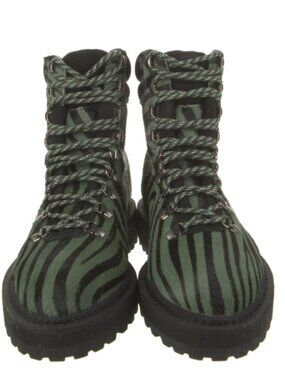 Diemme Ponyhair Striped Hiking Boots